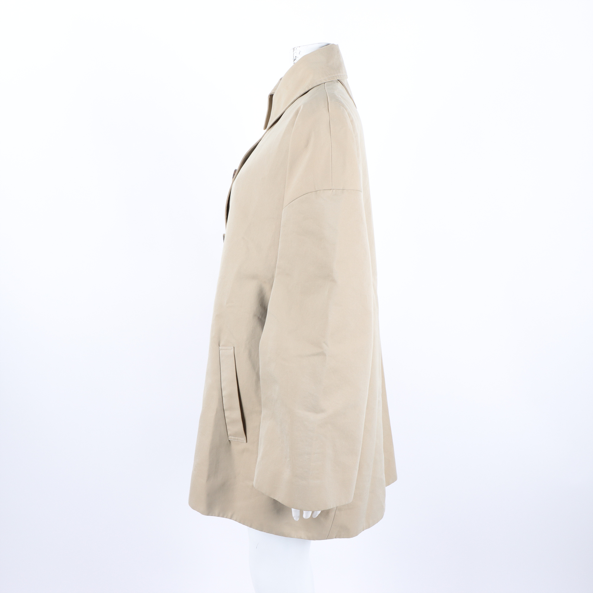 CELINE Cape Trench Coat 122453 | eBay