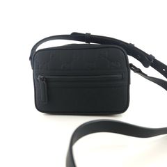 미니 구찌 GG 러버 효과 레더 크로스백771321
