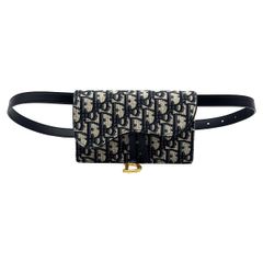 크리스찬디올 Dior 오블리크 새들 벨트 파우치백