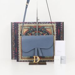 디올 새들 카프스킨 파우치 크로스백 S5659