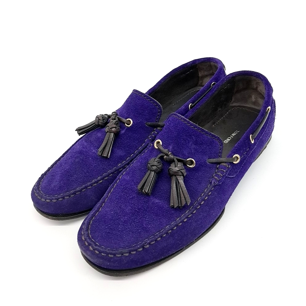 TOM FORD Tompford Suede Loafers 117317 | eBay