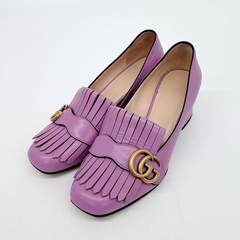 구찌 마몽 프린지 구두