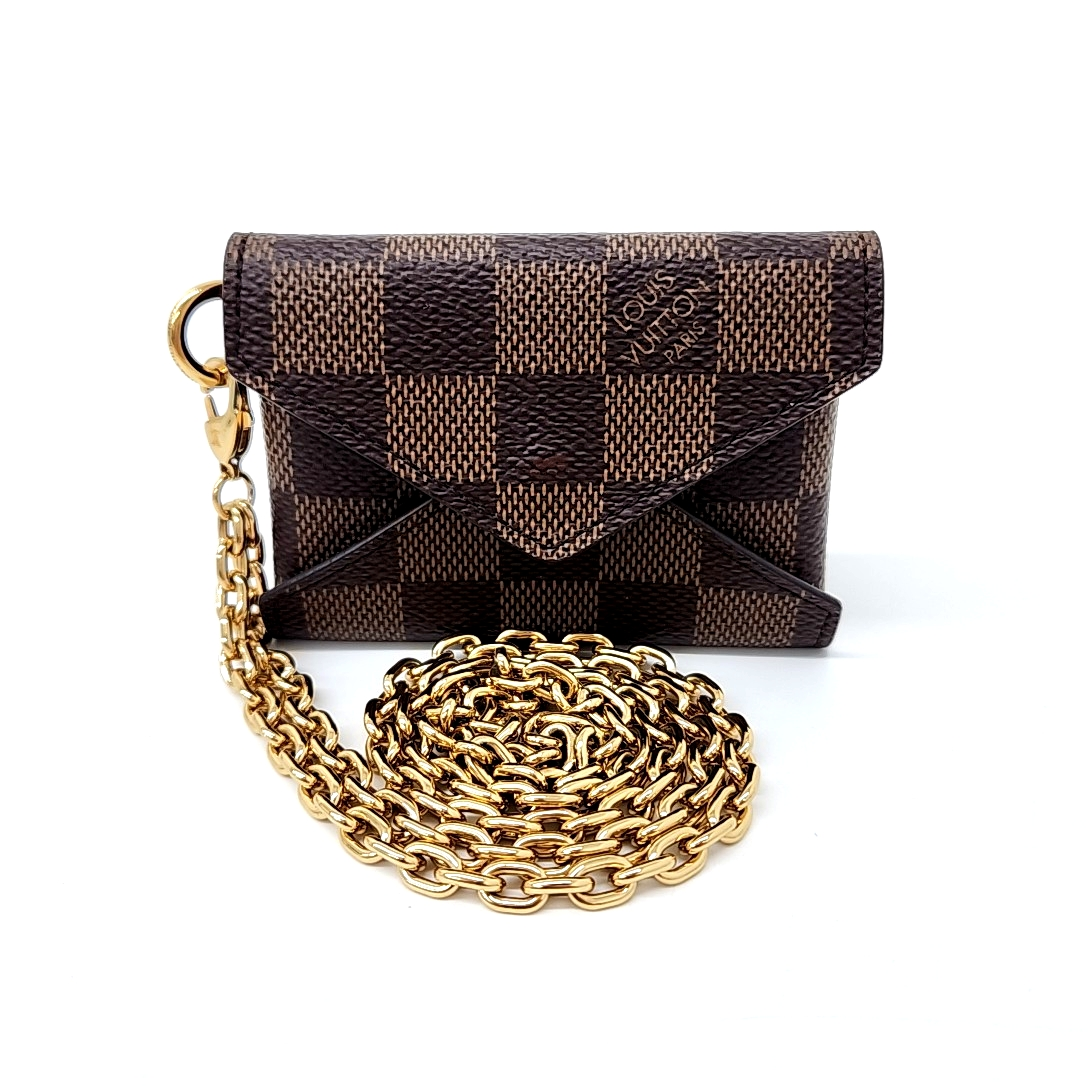 루이비통 키리가미 다미에 카드지갑 목걸이 - 구구스 정품