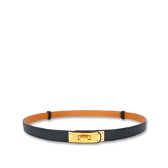 에르메스 켈리 18 앱송 블랙 금장 벨트 H069853CC89