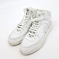 샤넬 포스 로고 하이탑 스니커즈