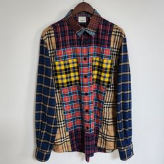M 버버리 멀티컬러 체크 셔츠 8034378