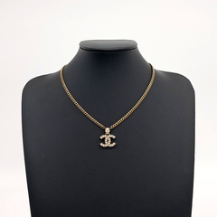 샤넬 로고 목걸이 AB5661