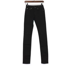 SAINT LAURENT(생로랑) 367067 여성 블랙 데님팬츠 바지aa52610