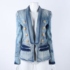 발망 데님 자켓