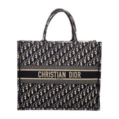 크리스찬디올 Dior 오블리크 북토트 라지 토트백