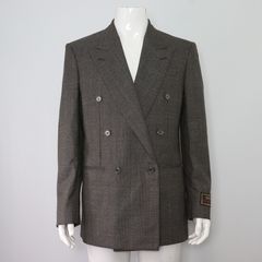 Gucci(구찌) 568762 프린스 오브 웨일즈 울 포멀 남성 더블자켓aa52832