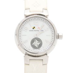 루이비통 땅부르 러블리컵 다이아 스틸 시계 (Q12M0)