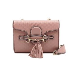 Gucci(구찌) 449636 GG마이크로 시마 레더 에밀리 금장체인 크로스백aa52874