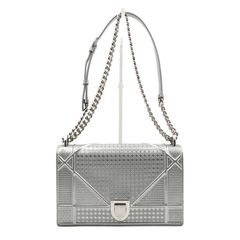 Dior(디올) DIORAMA 디오라마 실버메탈릭 체인 숄더백 겸 크로스백aa52928