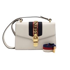 Gucci(구찌) 421882 Sylvie 실비 화이트 스몰 토트백 겸 숄더백aa52941