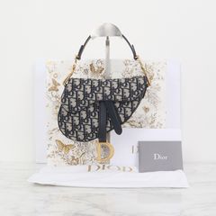 디올 DIOR 새들 미니 백 블루 M0447CTZQ_M928