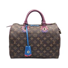 루이비통 Louis Vuitton M41665 모노그램 토템 스피디 30 플라밍고 토트백