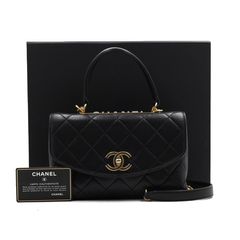 Chanel(샤넬) AS1175 블랙 램스킨 CC로고 플랩 탑핸들 토트백 겸 숄더백 크로스백aa53228