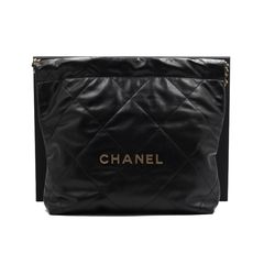 Chanel(샤넬) AS3260 스몰 블랙 카프스킨 골드메탈 체인 22백(투투백)aa53391