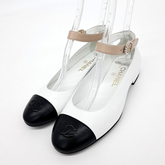 샤넬 투톤 메리제인 슈즈