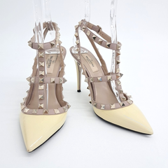 발렌티노 페이던트 락스터드 슬링백