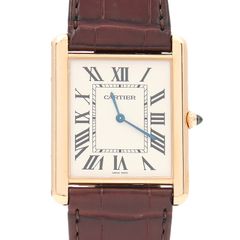 까르띠에 탱크 루이 골드 시계 (W1560017)
