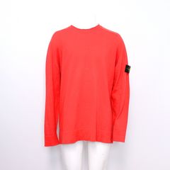 Stone lsland(스톤아일랜드) 701553589 레드 롱슬리브 와팬 남성 니트 티셔츠aa33947