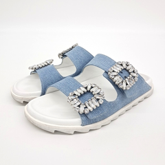 로저비비에 데님 슬리퍼