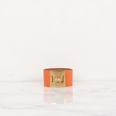 에르메스 카프스킨 켈리독 금장 팔찌