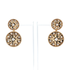 크리스찬 디올 다이아 로즈드방 귀걸이