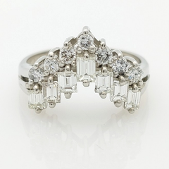 플래티늄 다이아 반지