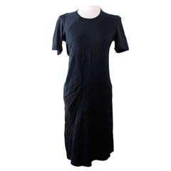 헬무트랭 코튼 반팔 원피스