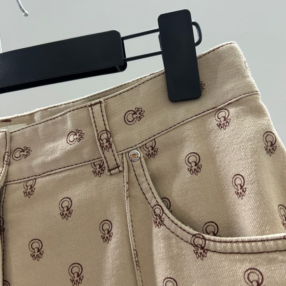 Hermes 에르메스 홀스빗 와이드 카펜터 데님팬츠 상품 이미지 3