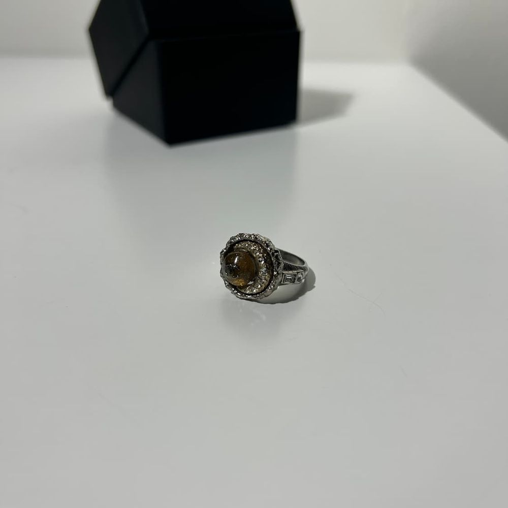 Chanel 샤넬 잼스톤 크리스탈 문 반지 상품 이미지 3
