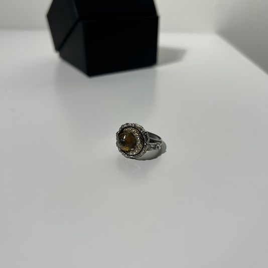 Chanel 샤넬 잼스톤 크리스탈 문 반지 상품 이미지 3