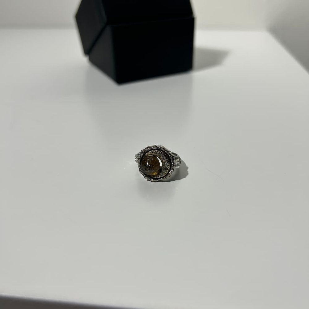 Chanel 샤넬 잼스톤 크리스탈 문 반지 상품 이미지 5