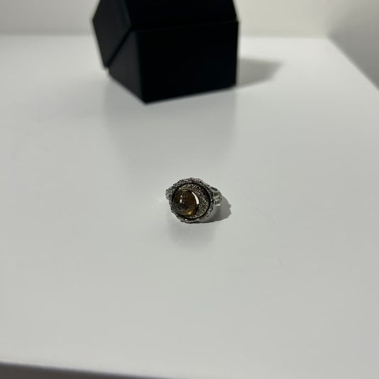 Chanel 샤넬 잼스톤 크리스탈 문 반지 상품 이미지 5