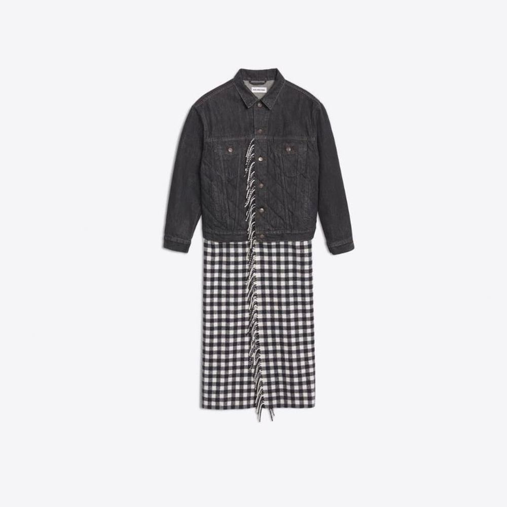 Balenciaga 발렌시아가 머플러 레이어드 데님자켓 상품 이미지 10