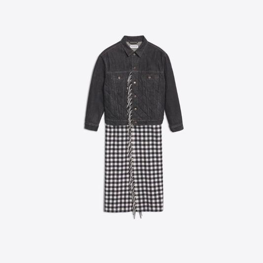 Balenciaga 발렌시아가 머플러 레이어드 데님자켓 상품 이미지 10