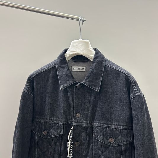Balenciaga 발렌시아가 머플러 레이어드 데님자켓 상품 이미지 2