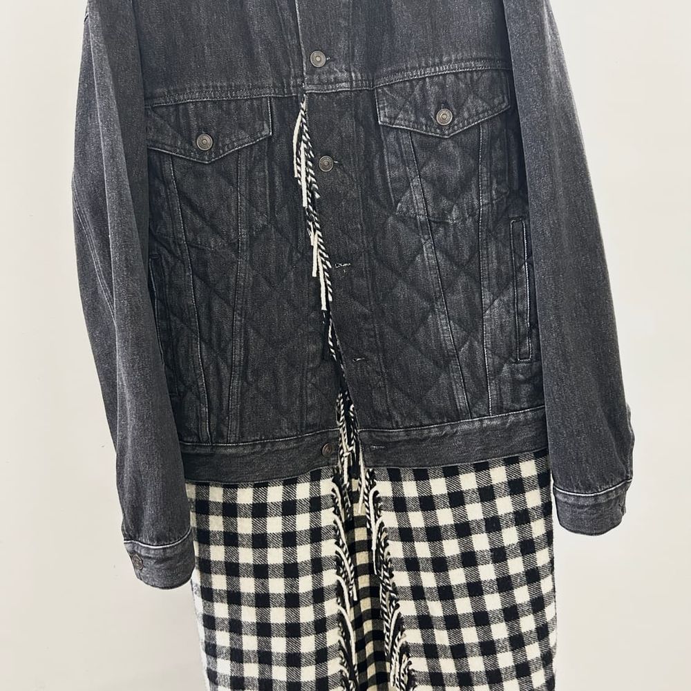 Balenciaga 발렌시아가 머플러 레이어드 데님자켓 상품 이미지 3