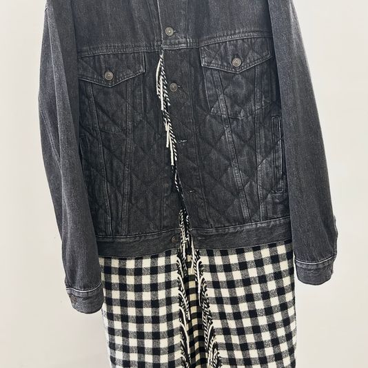 Balenciaga 발렌시아가 머플러 레이어드 데님자켓 상품 이미지 3