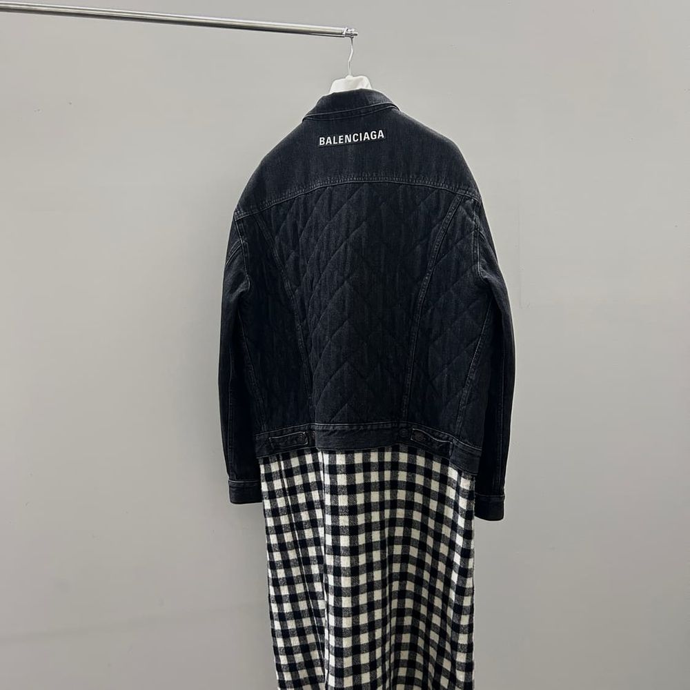 Balenciaga 발렌시아가 머플러 레이어드 데님자켓 상품 이미지 5