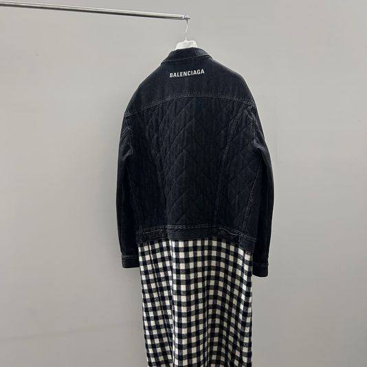 Balenciaga 발렌시아가 머플러 레이어드 데님자켓 상품 이미지 5