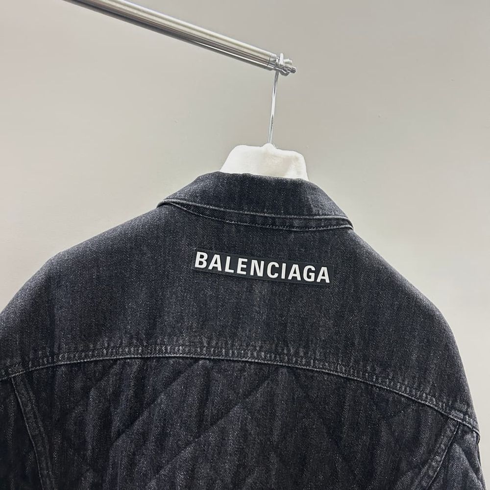 Balenciaga 발렌시아가 머플러 레이어드 데님자켓 상품 이미지 6