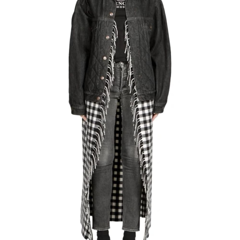 Balenciaga 발렌시아가 머플러 레이어드 데님자켓 상품 이미지 7