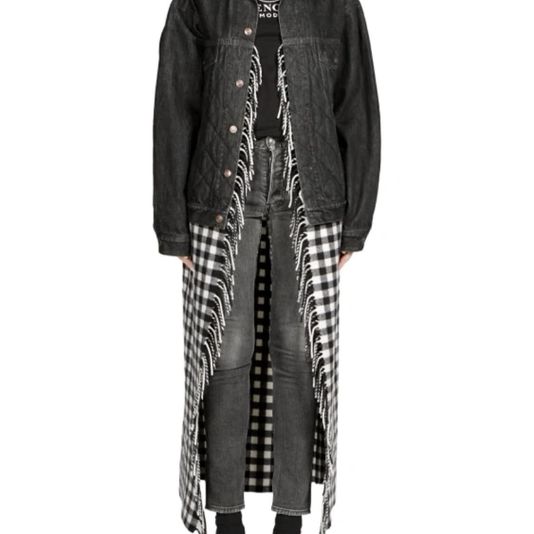 Balenciaga 발렌시아가 머플러 레이어드 데님자켓 상품 이미지 7