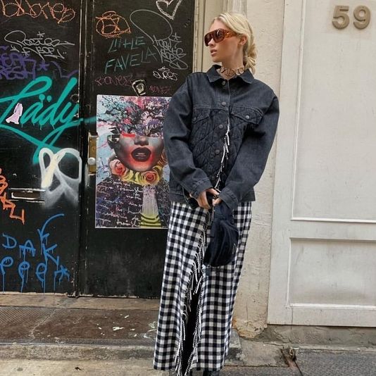 Balenciaga 발렌시아가 머플러 레이어드 데님자켓 상품 이미지 8