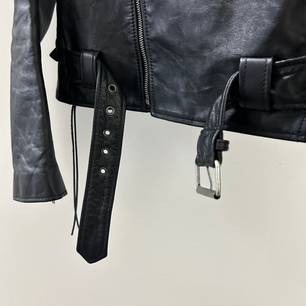 SAINT LAURENT 생로랑 스터드 바이커 레더자켓 상품 이미지 5