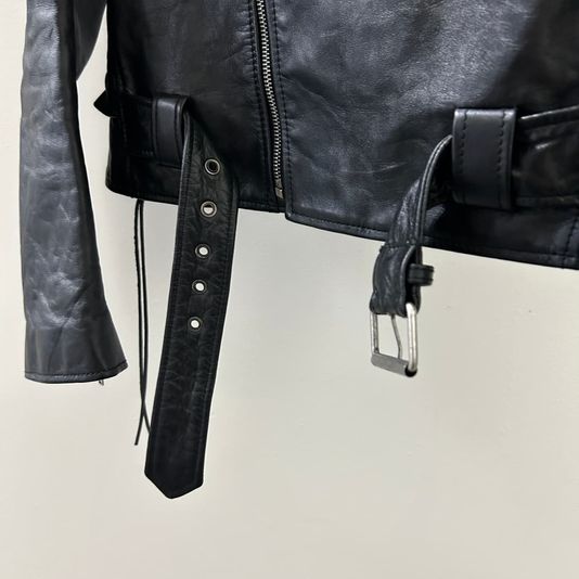 SAINT LAURENT 생로랑 스터드 바이커 레더자켓 상품 이미지 5